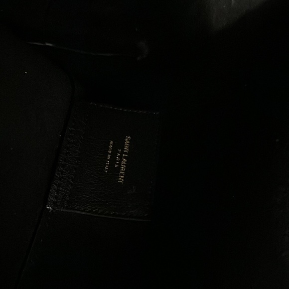 Saint Laurent black leather shopper tote authentic - Picture 10 of 11